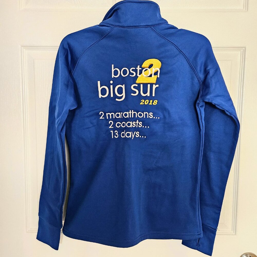 Fleece Full-Zip Jacket - Boston to Big Sur Marathon